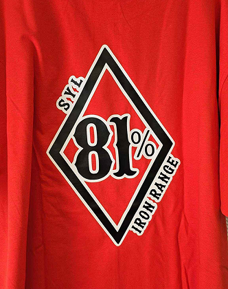 # 1 Support 81 gray T shirt